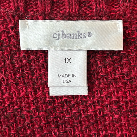 Red/black CJ Banks Cardigan - Picture 4 of 6
